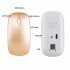 M80 2 4G Wireless Rechargeable Charging Mouse Ultra Thin Silent Office Notebook Opto electronic Mouse Rose gold