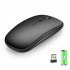 M80 2 4G Wireless Rechargeable Charging Mouse Ultra Thin Silent Office Notebook Opto electronic Mouse Rose gold