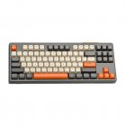 M87 Gaming Keyboard 87 Keys Portable 2.4GHZ Wireless Office Mechanical Keyboard