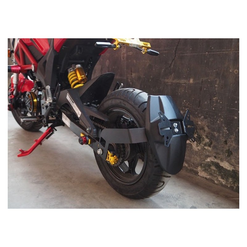 CNC Aluminum Motorcycle Rear Splash Guard Bracket Motorbike Mudguard Case for HONDA GROM MSX125 M3 
