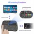 M9 Smart Wireless Mini Keyboard Bluetooth compatible 2 4g Dual Mode Touchpad Colorful Backlight Keyboard black English
