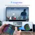 M9 Smart Wireless Mini Keyboard Bluetooth compatible 2 4g Dual Mode Touchpad Colorful Backlight Keyboard black English Russian