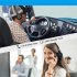 M97 Wireless Headsets 17 Hours Playtime Headphones with Charging Base Black