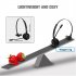 M97 Wireless Headsets 17 Hours Playtime Headphones with Charging Base Black