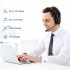 M97 Wireless Headsets 17 Hours Playtime Headphones with Charging Base Black