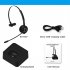 M97 Wireless Headsets 17 Hours Playtime Headphones with Charging Base Black
