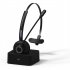 M97 Wireless Headsets 17 Hours Playtime Headphones with Charging Base Black