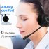M97 Wireless Headsets 17 Hours Playtime Headphones with Charging Base Black