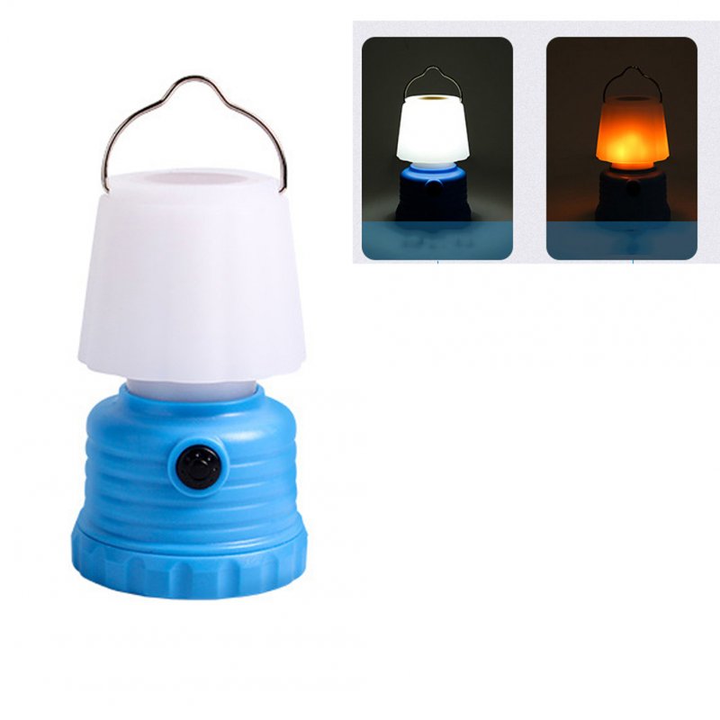 Outdoor Camping Light Led Hanging Tent Lamp Lantern Portable Flashlight Torch Gray