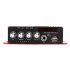 MA130 DC 12V Car Bluetooth Microphone Power Amplifier Power Intelligent Audio Amplifier red