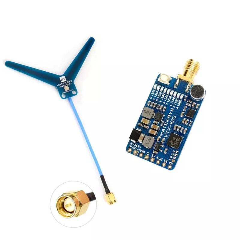 MATEKSYS VTX-1G3-9 1.2Ghz 1.3Ghz 9CH International INTL Version FPV Video Transmitter for RC Drone Goggles Monitor VTX-1G3-9