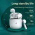 MC BH141 Wireless  5 0  Bluetooth compatible  Headphones TWS Stereo Earbuds Touch Control Noise Cancelling Gaming Headset White