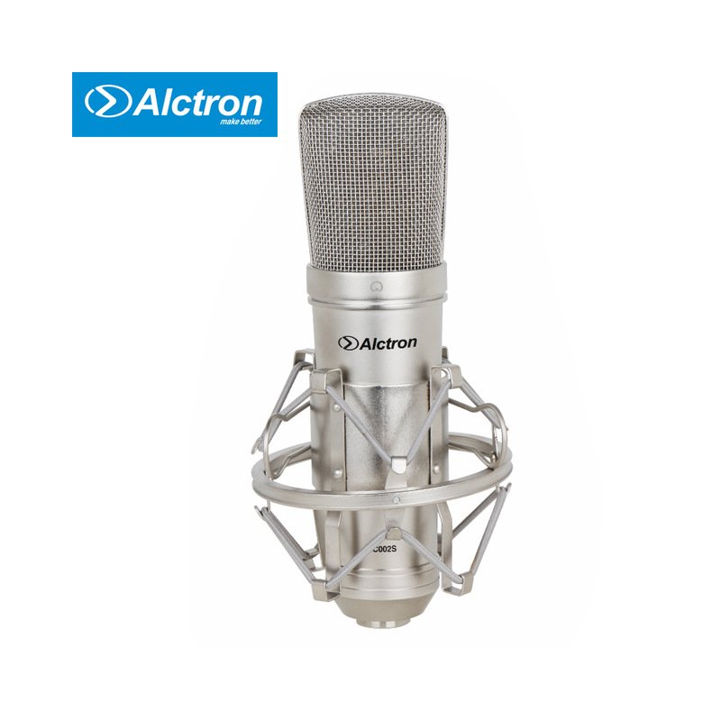 MC002S professional FET condenser microphone used for recording, broadcasting and other stage application Silver