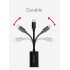 MCDODO CA 4141 Lightning to Dual Lightning Adapter Black