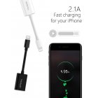 MCDODO CA 4141 Lightning to Dual Lightning Adapter Black