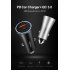 MCDODO CC 5220 PD Type c   QC3 0 Car charger Black