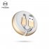 MCDODO Circle Series Lightning Cable Mini Easy Organized Retractable Design Cute Charging Cable for iPhone iPad 90cm  White