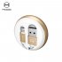 MCDODO Circle Series Lightning Cable Mini Easy Organized Retractable Design Cute Charging Cable for iPhone iPad 90cm  White