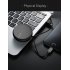 MCDODO Circle Series Lightning Cable Mini Easy Organized Retractable Design Cute Charging Cable for iPhone iPad 90cm  Black