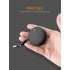 MCDODO Circle Series Lightning Cable Mini Easy Organized Retractable Design Cute Charging Cable for iPhone iPad 90cm  Black
