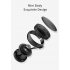 MCDODO Circle Series Lightning Cable Mini Easy Organized Retractable Design Cute Charging Cable for iPhone iPad 90cm  Black