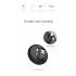 MCDODO Circle Series Lightning Cable Mini Easy Organized Retractable Design Cute Charging Cable for iPhone iPad 90cm  Black