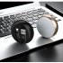 MCDODO Circle Series Lightning Cable Mini Easy Organized Retractable Design Cute Charging Cable for iPhone iPad 90cm  Black