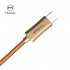 MCDODO Knight Series Auto Disconnect QC 3 0 Quick Charge Micro USB Cable Gold