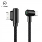 MCDODO Lamp Seires Lightning Cable 90 Degree Angle Head Gaming Charging Cable 1 2m