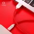 MCDODO Smart Series Auto Disconnect Lightning Cable for iPhone iPad 1 2m Sliver Red