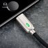 MCDODO Smart Series Auto Disconnect Lightning Cable for iPhone iPad 1 2m Sliver Black