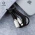 MCDODO Smart Series Auto Disconnect Lightning Cable for iPhone iPad 1 2m Sliver Black