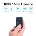 MD90 Mini DV Camara 1080P Infrared Night Vision Mini Camcorder with 180 Degree Rotation Motion Detection  black