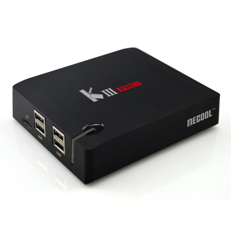 MECOOL KIII PRO Hybrid DVB TV Box - US Plug