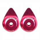 MEROCA Bicycle Hub Safety Hook Water Drop Type Axle for Hub Balance Bike Refit Part Pink  send screw 