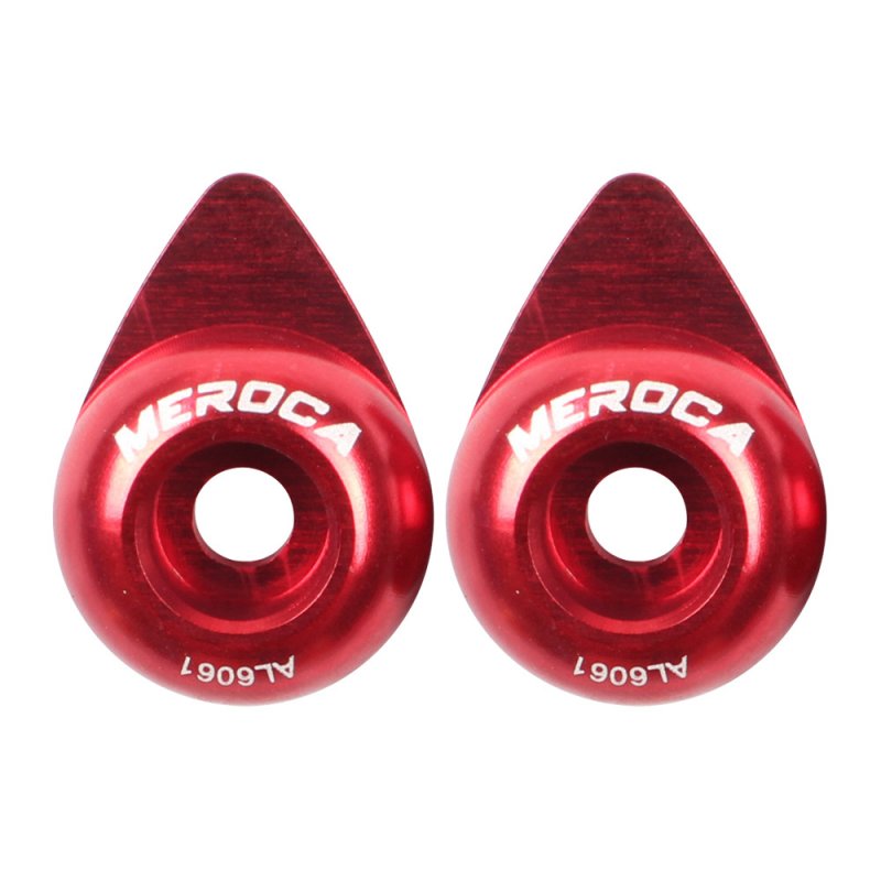 MEROCA Bicycle Hub Safety Hook Water Drop Type Axle for Hub Balance Bike Refit Part Red