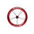 MEROCA Sliding Bike Wheel Set 12 inch wheelset K Bike S Balance Bicycle Modification High Rim circle 2 Bearing Palin Wheels Orange