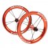 MEROCA Sliding Bike Wheel Set 12 inch wheelset K Bike S Balance Bicycle Modification High Rim circle 2 Bearing Palin Wheels Orange