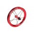 MEROCA Sliding Bike Wheel Set 12 inch wheelset K Bike S Balance Bicycle Modification High Rim circle 2 Bearing Palin Wheels Rose Red