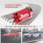 MINI1410 Motor Brushless Motor for Kyosho Mr03 Pro RC Drift Car Red 3500KV