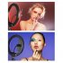 MJ26 Led Ring Selfie Light With Tripod Phone Holder Desktop Camera Circle Light With Multi Color Modes For Photography Makeup Live Stream 13 inches 33CM