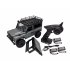 MN 99S 1 12 2 4G 4WD Rc Car W  Turn Signal LED Light 2 Body Shell Roof Rack Crawler  Truck RTR Toy gray Triple battery