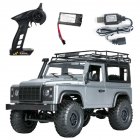 MN 99s 2.4G 1/12 4WD RTR Crawler RC Car Off-Road Buggy For Land Rover Vehicle Model gray_Single battery