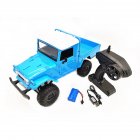 MN Model MN45 RTR 1/12 2.4G 4WD RC Car with LED Light Crawler Climbing Off-road Truck Blue