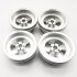 MN Model Metal Beadlock Wheels Rims for MN45 D90 91 96 99 99S 99A 1 12 Rc Car Model Spare Parts DIY  Silver 4PCS