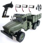 MN80S Ural 1/16 2.4G 6WD <span style='color:#F7840C'>RC</span> Car Truck Rock Crawler Command Communication Vehicle RTR <span style='color:#F7840C'>Toy</span> MN88S three electric version_1:16