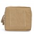 MOLLE Nylon Pouch Zippered Bag Little Pack Camping Climbing Supplies for Man and Woman Mud 16 15 5cm
