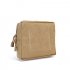 MOLLE Nylon Pouch Zippered Bag Little Pack Camping Climbing Supplies for Man and Woman Military color 16 15 5cm