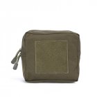 MOLLE Nylon Pouch Zippered Bag Little Pack Camping Climbing Supplies for Man and Woman Military color_16*15*5cm