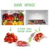 MOYEAH Vacuum Sealer   Food bags with double zip lock design and airtight seal lets you keep food fresher for longer at home  camping or on the go  